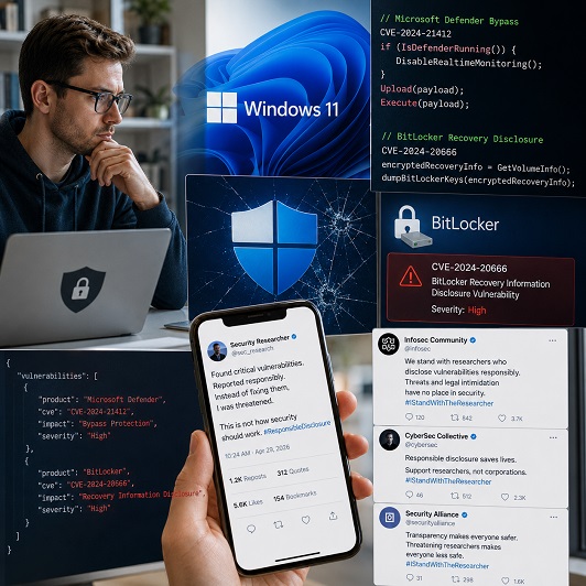 image of multiple devices and screens illustrating cyber security for businesses